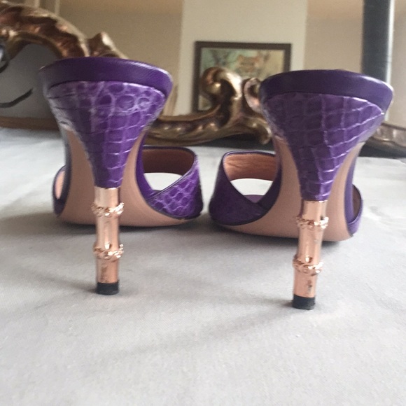Tom Ford's Last Gucci Runway Purple Crocodile - Picture 3 of 8